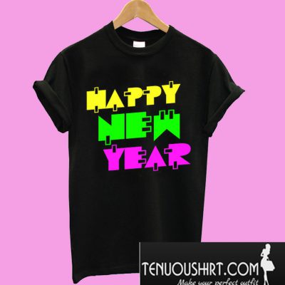 Years tee happy gifts Retro Happy New Year T-Shirt