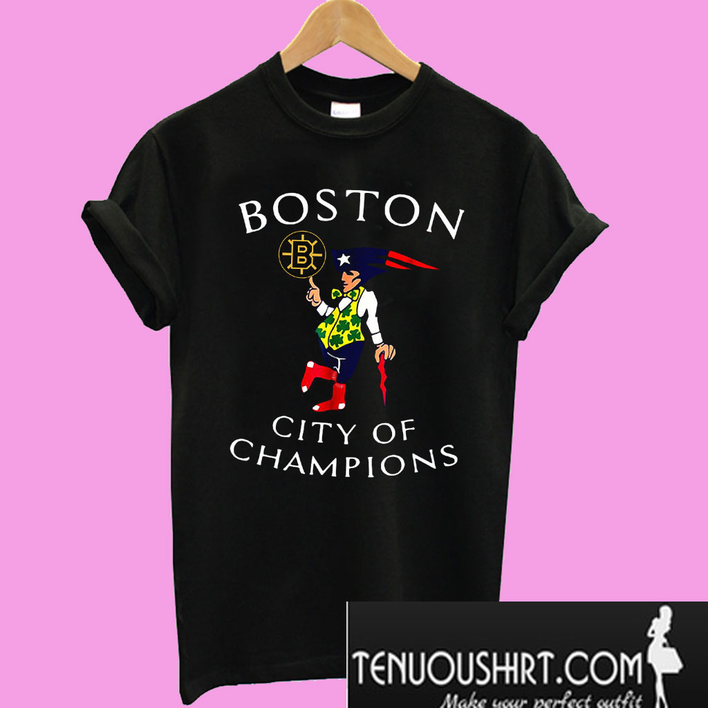 Boston Sports Teams city of champions TShirt