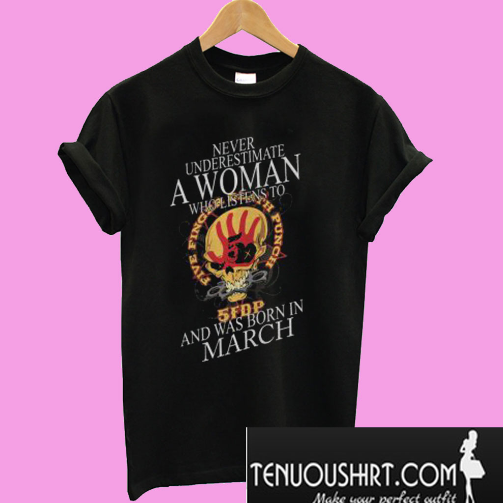 Never Underestimate A Woman Who Listen To T-Shirt