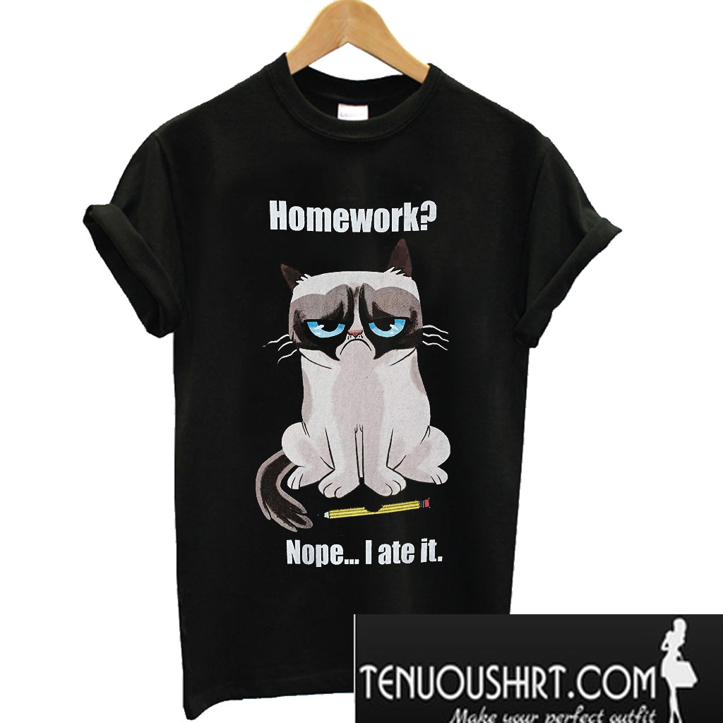 no more homework shirt